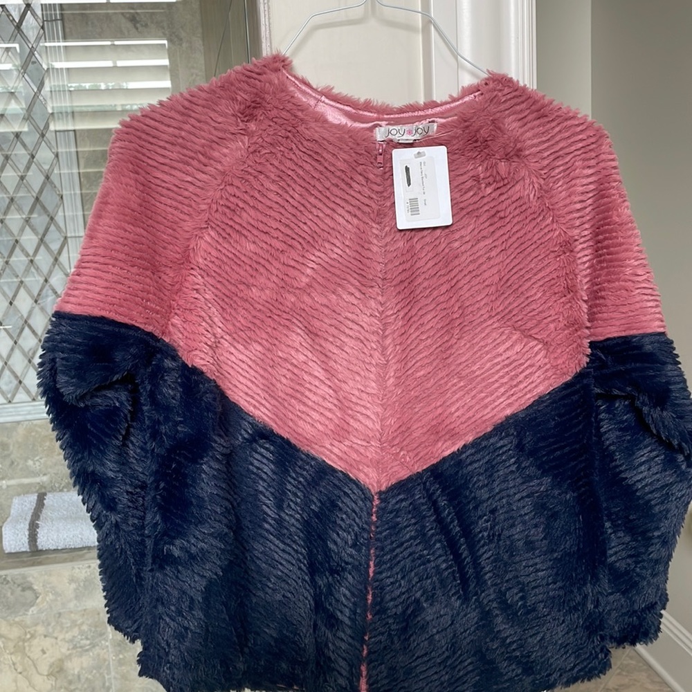 NWT!  Joy Joy mauve/navy jacket